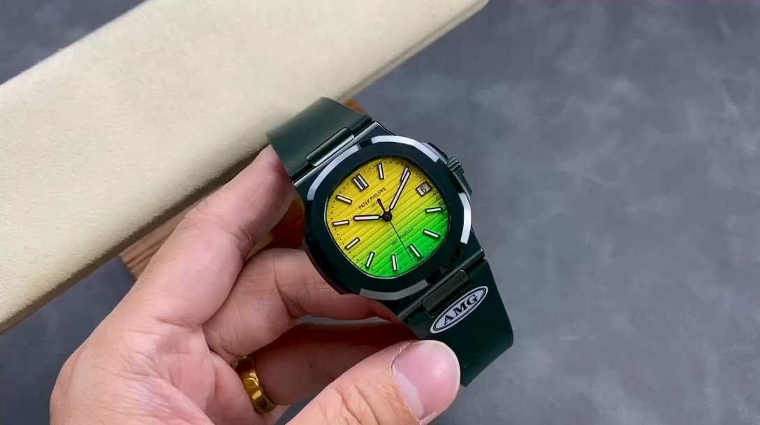 Patek Philippe Nautilus Yellow & Green 5711 40MM Watch